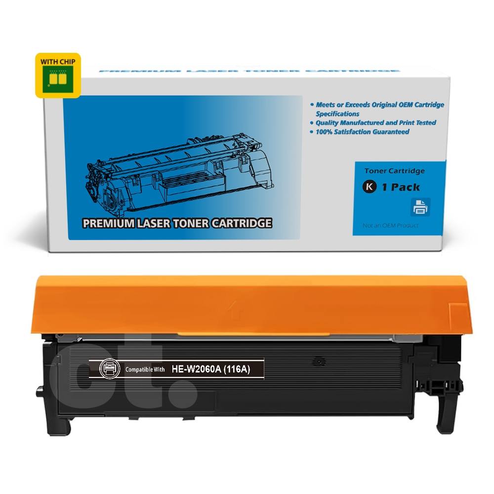 [With Chip] HP W2060A 116A Compatible Black Standard Yield Toner Cartridge -1 Pack