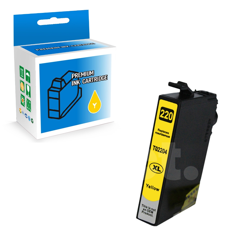Epson T202XL (T202XL420) Compatible Yellow High Yield Ink Cartridge -1 Pack