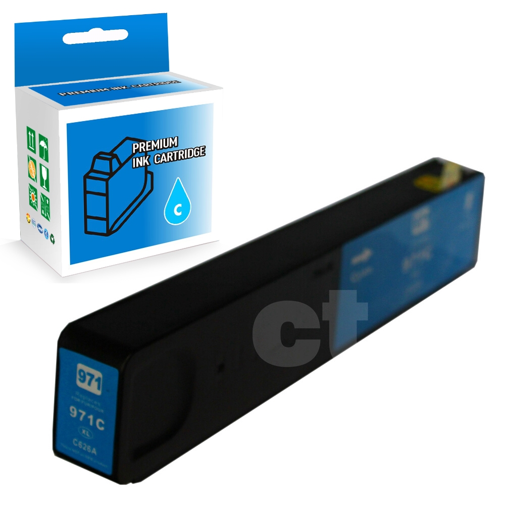 HP 971XL CN626AM Compatible Cyan High Yield Ink Cartridge -1 Pack