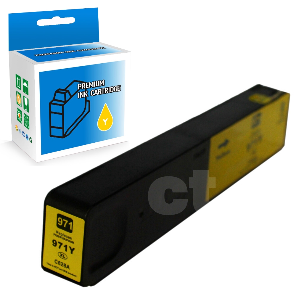 HP 971XL CN628AM Compatible Yellow High Yield Ink Cartridge -1 Pack