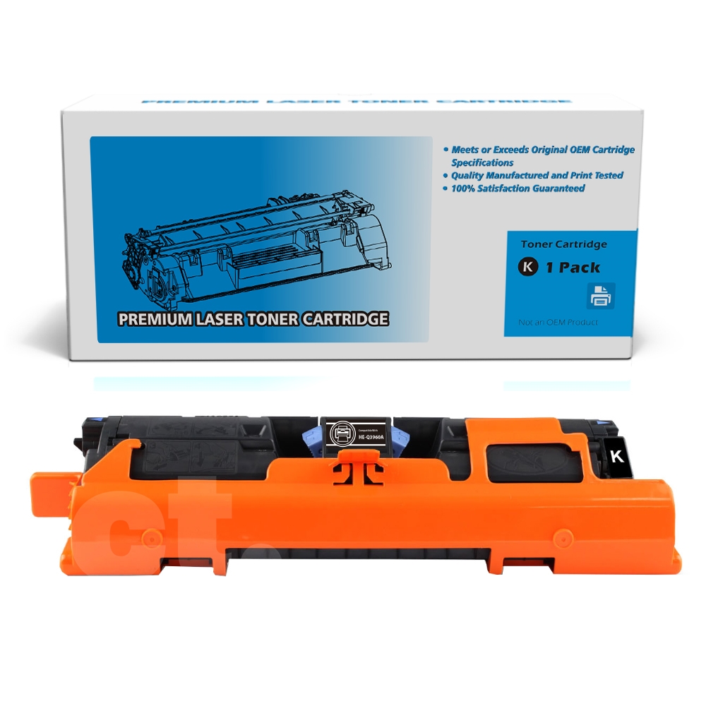 HP Q3960A 122A Remanufactured Black Standard Yield Toner Cartridge -1 Pack