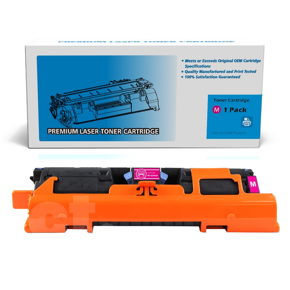 HP Q3963A 122A Remanufactured Magenta Standard Yield Toner Cartridge -1 Pack