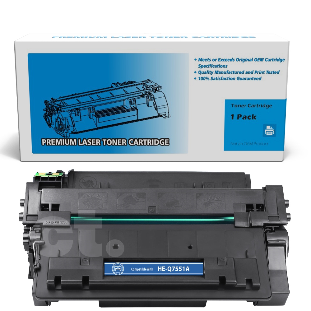 HP Q7551A 51A Compatible Black Standard Yield Toner Cartridge -1 Pack