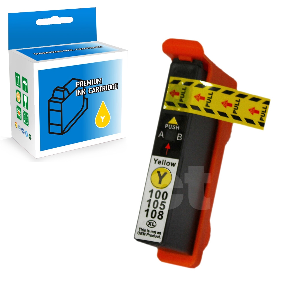 Lexmark 100XL Compatible Yellow High Yield Ink Cartridge -1 Pack