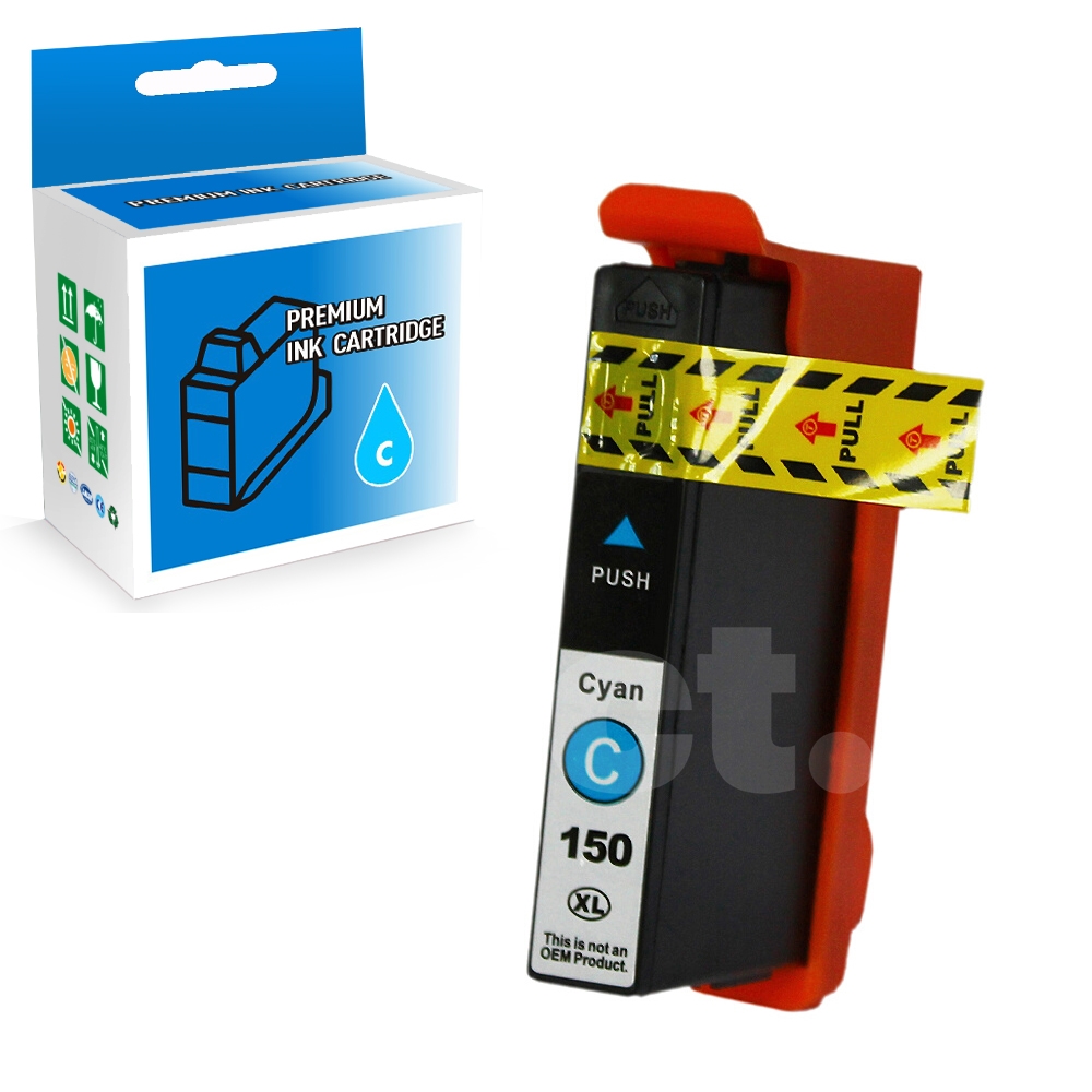 Lexmark 150XL Compatible Cyan High Yield Ink Cartridge -1 Pack