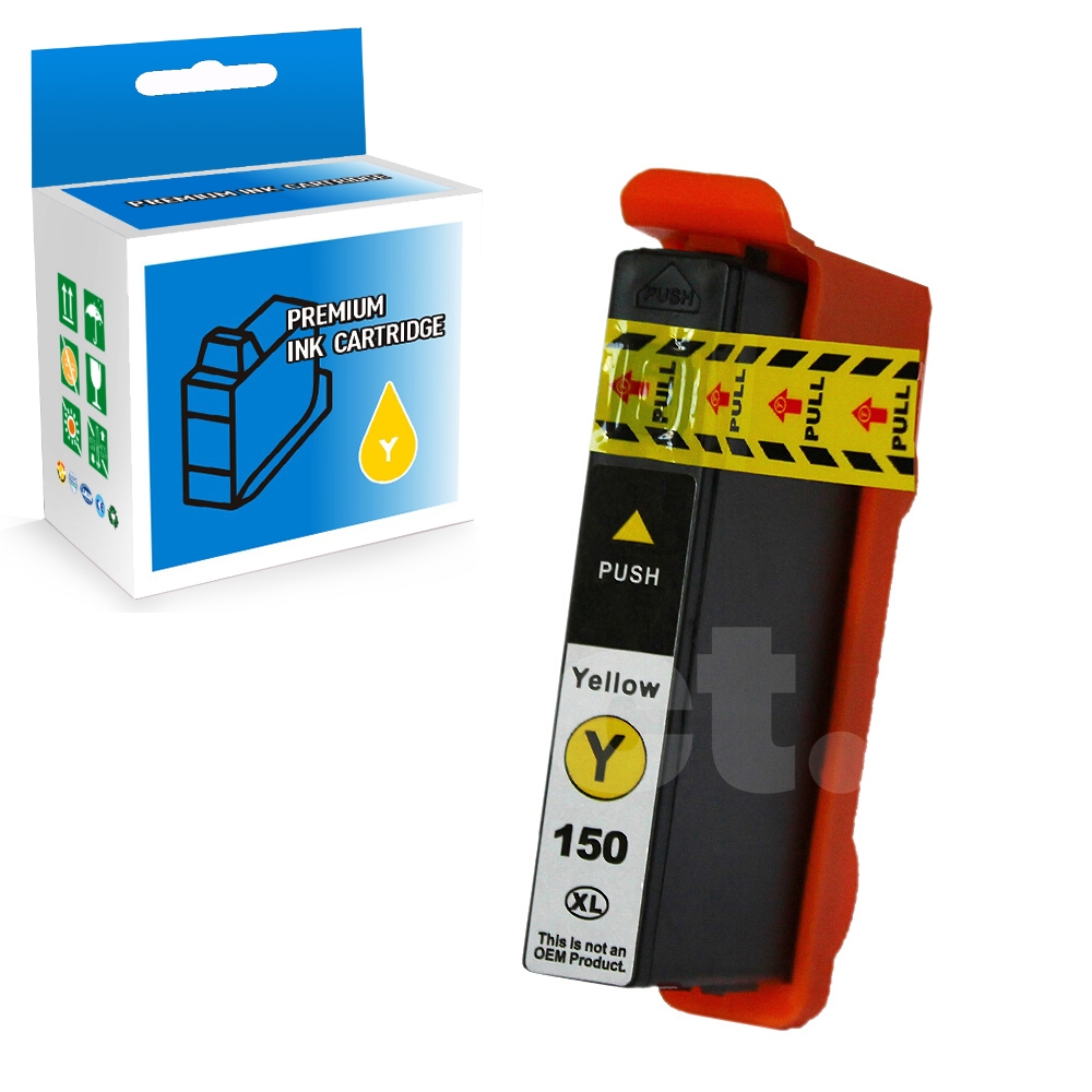 Lexmark 150XL Compatible Yellow High Yield Ink Cartridge -1 Pack