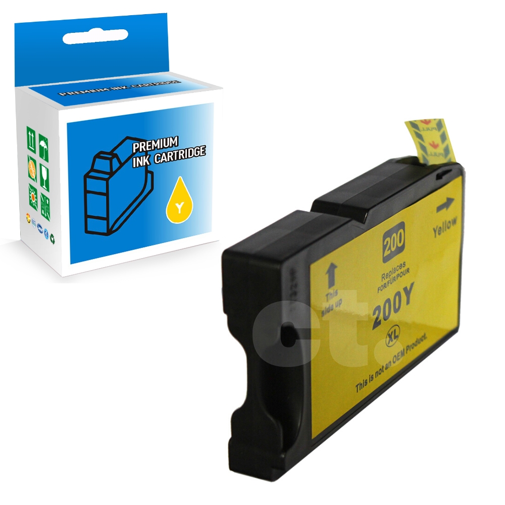 Lexmark 200XL Compatible Yellow High Yield Ink Cartridge -1 Pack