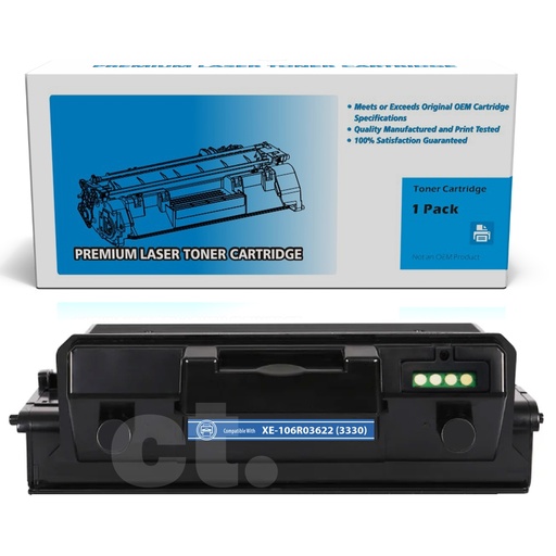 [162250125220] Xerox 106R03622 (3330/3335) Compatible Black High Yield Toner Cartridge -1 Pack