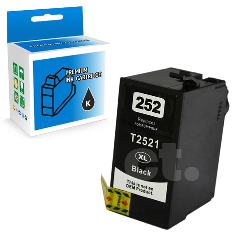 [164130115055] Epson T252XL120 252 XL Compatible Black High Yield Ink Cartridge -1 Pack