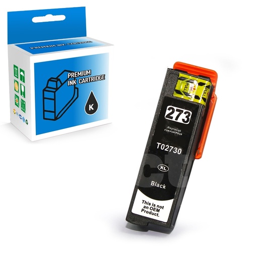 [164130115093] Epson T273XL020 273 XL Compatible Black High Yield Ink Cartridge -1 Pack