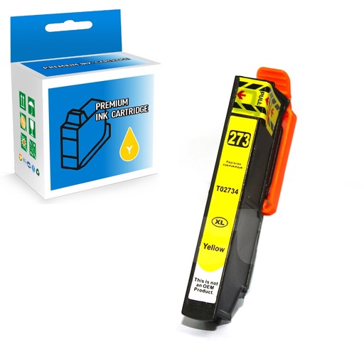 [164130415131] Epson T273XL420 273 XL Compatible Yellow High Yield Ink Cartridge -1 Pack