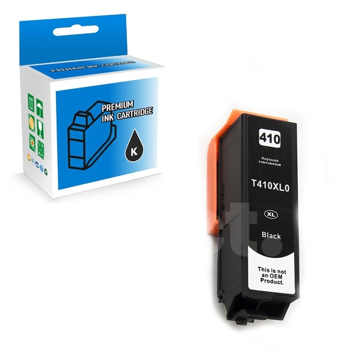 [164130115147] Epson T410XL020 410 XL Compatible Black High Yield Ink Cartridge -1 Pack