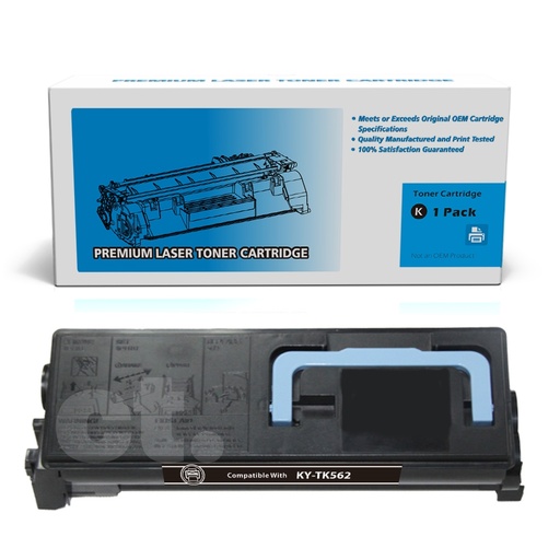 [162170119651] Kyocera TK-562 Compatible Black Standard Yield Toner Cartridge -1 Pack
