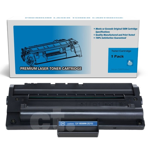 [162180117654] Lexmark 18S0090 (X215) Compatible Black Standard Yield Toner Cartridge -1 Pack
