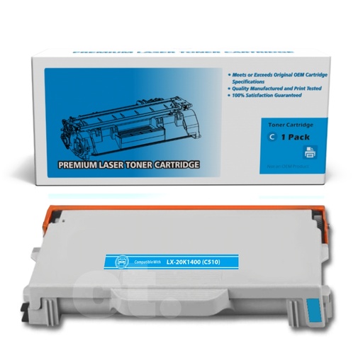 [162180217767] Lexmark 20K1400 (C510) Remanufactured Cyan High Yield Toner Cartridge -1 Pack