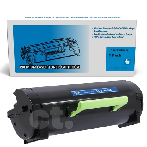 [162180120289] Lexmark 51B1H00 MS417 Compatible Black High Yield Toner Cartridge - 1 Pack
