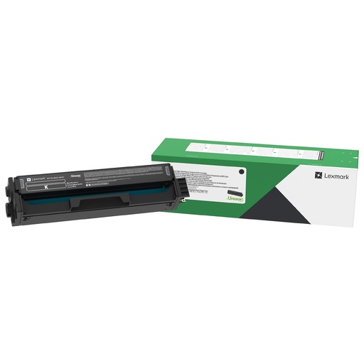 [162180124560] Lexmark C3210K0 Original Genuine Black Toner Cartridge Standard Yield  - 1 Pack