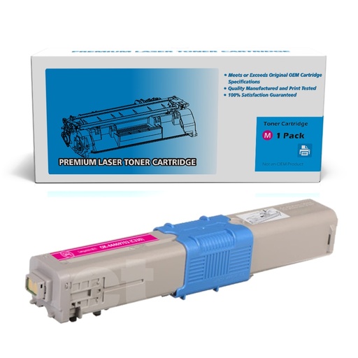 [162190312803] OKI 44469702 Compatible Magenta Standard Yield Toner Cartridge -1 Pack
