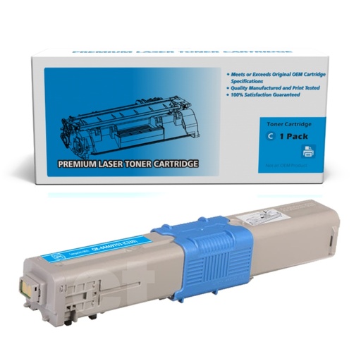 [162190212813] OKI 44469703 Compatible Cyan Standard Yield Toner Cartridge -1 Pack
