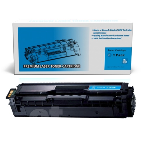 [162220219539] Samsung CLT-C504S Compatible Cyan Standard Yield Toner Cartridge -1 Pack