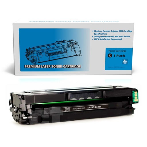 [162220113066] Samsung CLT-K506L Compatible Black High Yield Toner Cartridge -1 Pack