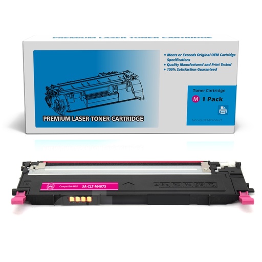 [162220313008] Samsung CLT-M407S Compatible Magenta Standard Yield Toner Cartridge -1 Pack