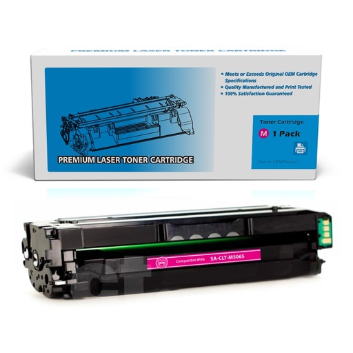 [162220313084] Samsung CLT-M506L Compatible Magenta High Yield Toner Cartridge -1 Pack
