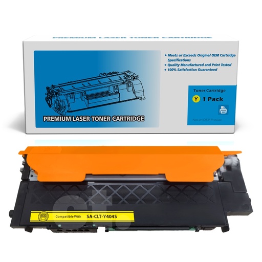[162220412930] Samsung CLT-Y404S Compatible Yellow Standard Yield Toner Cartridge -1 Pack
