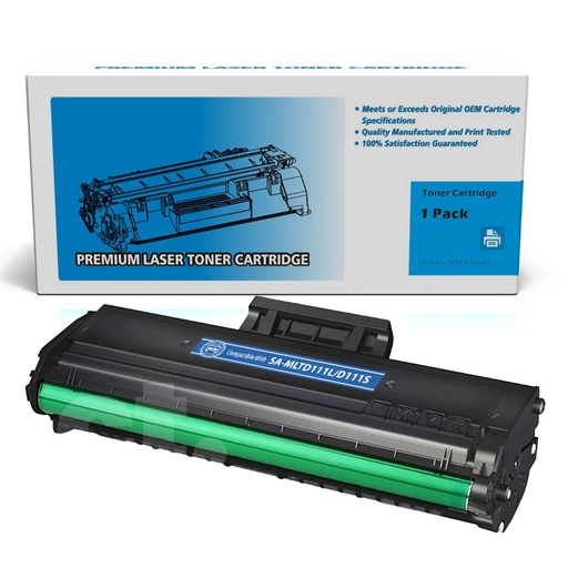 [162220113196] Samsung MLT-D111L Compatible Black High Yield Toner Cartridge -1 Pack