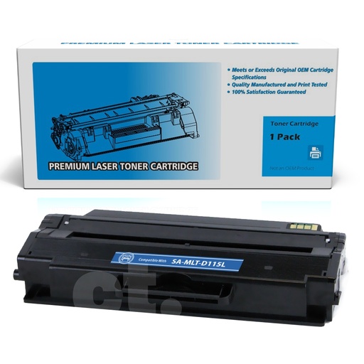 [162220113219] Samsung MLT-D115L Compatible Black High Yield Toner Cartridge -1 Pack