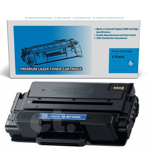 [162220113257] Samsung MLT-D203L Compatible Black High Yield Toner Cartridge -1 Pack