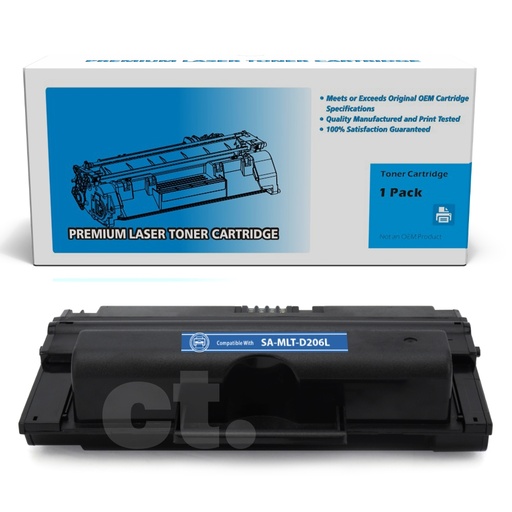 [162220113288] Samsung MLT-D206L Compatible Black High Yield Toner Cartridge -1 Pack
