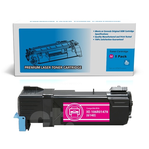 [162250313474] Xerox 106R01478 (6140) Compatible Magenta Standard Yield Toner Cartridge -1 Pack