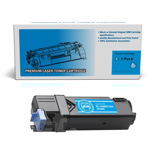 [162250213514] Xerox 106R01594 (6500) Compatible Cyan High Yield Toner Cartridge -1 Pack