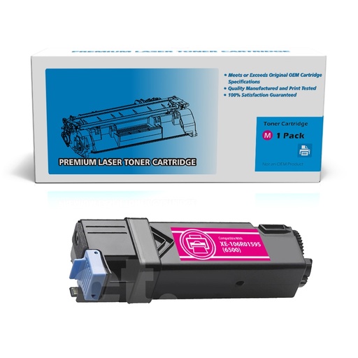 [162250313528] Xerox 106R01595 (6500) Compatible Magenta High Yield Toner Cartridge -1 Pack