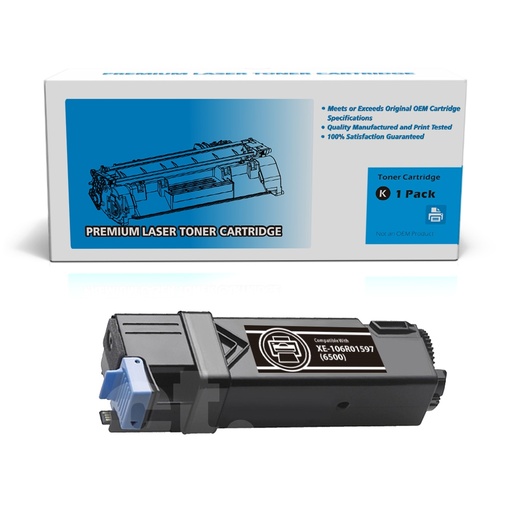 [162250113548] Xerox 106R01597 (6500) Compatible Black High Yield Toner Cartridge -1 Pack